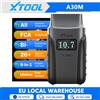 XTOOL A30M V2.0 Scanner OBD2 Bluetooth Mini con App Android/iOS, Aggiornamenti Gratuiti a Vita, Utilizzo CANFD FCA Autoauth, 26+ Reset, Lettore di Codici Wireless A30 M, Strumento di Scansione
