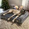 BORWART Cuccia Calmante XXL XL Grande per Cani, Ortopedica in Memory Foam, Divano Impermeabile con Rivestimento Rimovibile, Tappetino Felpato per Cani di Piccola, Media e Grande Taglia