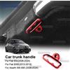 KUNGKIC Auto Baule Posteriore Della Copertura Della Porta Per Abarth 595 695/Fiat 500 2008 2009 2010 2011 2012 2013 2014 2015 2016 2017 2018 2019 2020 2021 2022 2023 2024 Fiat 500E 2012-2019 Maniglia In Lega