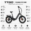 TTGO F6PRO Bici Elettrica Pieghevole Leggera, Motore 250W, Batteria 48V 25Ah, Lunga Autonomia, Freno Idraulico, E-Bike per Pendolari Urbani, Disponibile in Magazzino UE