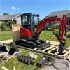 LANDWARD Mini Escavatore Idraulico LANDWARD da 3 Tonnellate con Motore EPA EURO5 per Costruzioni Agricole, Personalizzazione Disponibile