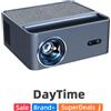 AUN Proiettore Portatile AUN A45 Android per Home Theater, Telefono Cellulare, Giochi Laser, Full HD 1080, WIFI, Mini Proiettore Cinema, Videoproiettore per Bambini, Video 3D 4K, Smart TV Auto Focus,