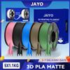 JAYO 5 rotoli di filamento per stampante 3D PLA opaco 1,75 mm +/- 0,02 mm 100% senza bolle, materiali di stampa 3D non tossici per stampante e penna 3D