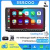 ESSGOO Autoradio da 9' per Volkswagen Golf 5 6 Passat Polo Android Auto Carplay Stereo per Auto 4GB 64GB GPS RDS Lettore Multimediale Automobilistico con Ventola di Raffreddamento per SEAT