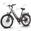 CEAYA Bicicletta Elettrica con Batteria 48v17ah, Pneumatici 26*2.1, Bici da Città a 7 Velocità, Display LCD, eBIKE Step Thru