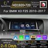 NONE Autoradio Android 14 da 8.9 pollici 8+128GB con CarPlay per BMW X3 F25 X4 F26 2010-2017, Navigatore GPS, Lettore Multimediale Auto, Stereo DSP WiFi 4G
