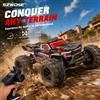 SZWDSE Auto RC Veloce 50 km/h, 4x4 Fuoristrada Monster Truck 1:16, IPX4 Impermeabile, 2.4GHz, Motore 390, Trasmissione a Cardano, Antiurto, Pronto all'Uso (Batteria Auto Inclusa), per Adulti e Bambini