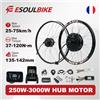 ESOULBIKE KIT E-BIKE 72V 3000W 48V 1500W 1000W Kit di Conversione per Bici Elettrica 36V 250W 500W Mozzo Ruota Anteriore 52V 2000W Mozzo Ruota Posteriore 26-29 pollici 700C