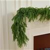 NONE 1 Ghirlanda Artificiale di Pino Norfolk, Ghirlande di Fogliame Verde Invernale Real Touch, 180 cm, Per Tavolo, Caminetto, Parete, Decorazioni Natalizie per Interni ed Esterni, Composizioni Festive di