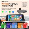 AUTOABC CarPlay Wireless per BMW con Sistema EVO ID5/ID6 X1 X3 X5 F16 F86 F03 F48 G30 G01 G03 Android Auto 2017-2019 con Interfaccia, Aggiornamento Decoder, BT, GPS, AirPlay