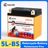 Ingeosolly Batteria per Moto Ingeosolly 5L-BS 12V 3.5Ah LiFePO4, CCA 250A, BMS Integrato, Display di Tensione, Batteria al Litio per Avviamento Moto, ATV, Scooter, Yamaha, Honda, Suzuki