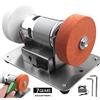 Seeiswork Smerigliatrice da Tavolo 100W a Doppia Funzione, Lucidatrice Micro per Finitura Grossa e Fine, Affilatrice per Bordi, Utensile Elettrico Multifunzione