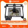 LONGER RAY5 20W 10W 5W Incisore e taglierina laser smart 400x400mm WiFi touchscreen macchina per incisione e taglio laser per legno acrilico pelle metallo laboratorio DIY compatibile con LightBurn