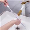 NONE Strumento per la pulizia degli scarichi domestici per capelli e per la cucina, bagno, lavabo, asta anti-intasamento, sturalavandini da 45 cm