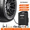 ETENWOLF V3 Compressore d'Aria Portatile per Pneumatici Auto, Ciclo di Lavoro 100%, 7800mAh, con Luce LED per Auto e Moto
