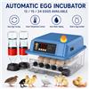 NONE Incubatrice Automatica per 12/15/24 Uova, con Rotazione Automatica e Aggiunta Automatica dell'Acqua, Incubatrice Digitale per Pollame con Controllo della Temperatura, Doppia Alimentazione, Incubatrice