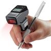 Eyoyo Scanner di codici a barre Bluetooth Eyoyo EY-038 con mini display, lettore wireless di codici a barre 1D o 2D, design indossabile al dito, scansione veloce e precisa, compatibile con iPad, iPhone e