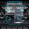 Pompa ad aria elettrica senza fili, gonfiatore elettrico, compressore d'aria per pneumatici auto, strumenti per gonfiaggio con luce LED per batteria Makita 18V