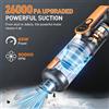NONE Aspirapolvere per Auto 4-in-1 Portatile Senza Fili, Mini Aspirapolvere con Soffiatore d'Aria Compressa 80000RPM, Pompa d'Aria 26000Pa