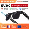 BLACKVIEW Occhiali intelligenti con fotocamera Blackview BV200, Fotocamera 8MP 4K Ultra HD, Bluetooth 6.0, Chiamate Bluetooth, Assistente vocale e traduzione AI, Impermeabilità quotidiana IP54