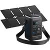 ANKER Kit Batteria Portatile Anker SOLIX C300X DC con Pannello Solare da 60W - Uscita DC da 300W