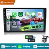GEARELEC Autoradio da 9 pollici, lettore multimediale CarPlay, navigazione Android Auto, GPS, Wi‑Fi, 8+128 GB, autoradio universale 2-DIN per Nissan, Hyundai, Toyota, Honda, Ford
