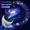 aiopp Aggiornamento PRO HD 360 ° Proiettore Rotante di Cielo Stellato e Galassie, Funzione Timer, Lunghezza Focale Regolabile, Planetario 13 in 1, Luce Notturna per Camera da Letto, Regalo