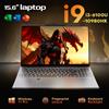 NONE Computer portatile da 15.6 pollici per gaming, Intel Core i9 10980HK / Intel i3-6100U, Windows 11, Office, studio, gioco, sblocco con impronta digitale.