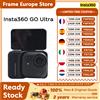 Insta360 【LOCAL+】Insta360 GO Ultra - Mini Videocamera 4K Senza Mani, Leggera e Portatile, Stabilizzazione in Condizioni di Scarsa Luminosità, Batteria da 200 Minuti, Impermeabile fino a 10m, Novità