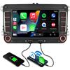 IYING Autoradio 2-DIN per VW Golf 5, Golf 6, Passat B6, Touran, Polo, Jetta e Skoda Octavia | Sistema di navigazione multimediale basato su Linux con GPS, Wi-Fi, CarPlay wireless e Bluetooth, spedito da
