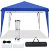 NONE Tenda a baldacchino pop-up 3x3m, montaggio istantaneo con design pop-up senza sforzo, protezione UPF 50+ e poliestere impermeabile 420D, gazebo portatile da esterno per feste, spiaggia, barbecue