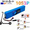 Ddadache Batteria agli ioni di litio 18650 da 100Ah 10s3p 36V per bici elettrica pieghevole FIIDO D1/D2/D2S D4S, batteria per ciclomotore elettrico da città