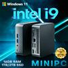 NONE Mini PC Windows 11 Intel Core i9 8950HK/i7 4510U/i3 6100 16GB RAM 1TB 2TB SSD PC Portatile da Gaming WIFI 6 BT5.2 4K Mini PC Desktop da Gaming