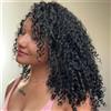 Baierte Capelli Ricci Piccoli Pixie 15A dalla Malesia, Extension di Capelli Umani Vergini Ricci Afro Profondi Birmani, Trama Doppia, 3/4 Pacchi in Offerta, Capelli Brasiliani