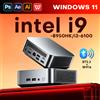 NONE Mini PC Intel Core i9-8950HK i3-6100 16GB RAM 1TB 2TB SSD Mini Computer con supporto per 3 schermi, Mini PC con Windows 11, WIFI6, BT5.2