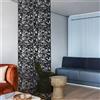NONE Divisori per ambienti neri da appendere 40x40 cm, decorazione versatile, facili da pulire, per camere da letto, sale da pranzo, soggiorni, ingressi