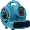 XPower P-80A Potente Ventilatore Centrifugo, Asciugatore per Tappeti, Ventilatore da Pavimento, Soffiatore, Impilabile, Collegabile in Serie, per Ripristino Danni da Acqua, Pulizie, Idraulica, Uso