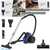 DayPlus Aspirapolvere a Cilindro da 1200W, Senza Sacco, con Cavo da 4m, Capacità 1.5L - Multifunzione con Bocchetta per Fessure, Spazzola, Bocchetta per Pavimenti