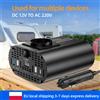 TATALIKEN Inverter di Potenza 4000W, Adattatore Auto da 12V DC a 220V, Convertitore Automobilistico per Piccoli Frigoriferi, TV, Droni, Ventilatori, Uso Domestico e Campeggio