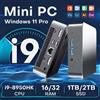 NONE Nuovo Mini PC 2026 con Windows 11, Intel Core i9 8950HK/i3 6100U, 16GB RAM, SSD da 1/2TB, WiFi 6, M.2 - Portatile per Ufficio e Gaming