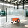 NONE Carrello per Pannelli Resistente da 300 kg per Spostare Grandi Lastre di Vetro, Legno e Metallo, Ruote Pneumatiche e Universali da 20,32 cm con Freni, Carrello Piatto in Acciaio Legato per Officina,