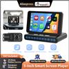 Podofo Schermo Smart da 5 Pollici con CarPlay Wireless e Android Auto, Monitor per Bambini, Telecamera di Sorveglianza per Auto, Radio Stereo con Telecamera Posteriore, Slot per Scheda SD, Lettore