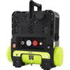 Compressore d'Aria Senza Olio 6L 750W Silenzioso Portatile da Parete 115PSI Pompa d'Aria a Basso Rumore con Manometro per Gonfiaggio Pneumatici Auto e Verniciatura a Spruzzo