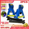 EMDTOOL 2x Supporti per Assali Professionali Rinforzati da 3 Tonnellate, Cavalletti di Supporto per Auto, Furgoni, Veicoli 4x4, Camper, Camion, Attrezzatura da Garage e Officina, Costruzione Robusta in