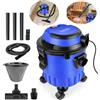 NONE Aspirapolvere Professionale Secco Umido 15L 3000W 16000Pa Alta Aspirazione Senza Sacco Filtro Lavabile Kit Accessori Completi 4 Ruote Girevoli Tubo Flessibile Ugelli Officina Garage Auto Pulizia