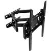 NONE Supporto da Parete per TV con Movimento Completo, Staffa TV Girevole e Inclinabile a 360° ° Braccio Estensibile Rotante per TV da 26-65 Pollici, VESA 400x400mm, Supporta fino a 30KG
