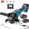 NONE Smerigliatrice angolare elettrica brushless da 1000W/2000W a 3 velocità, senza fili, per taglio di tubi metallici, utensile per lucidatura, compatibile con batteria Makita 18V.