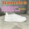 NONE Scarpe Basse in Pelle Bianca alla Moda per Donna, Scarpe Casual Versatili, Suole Morbide Elasticizzate, Comode per Uso Quotidiano e Pendolarismo