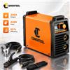 Conentool Saldatrice MMA ARC CONENTOOL 200A 230V Portatile IGBT Inverter con Display LCD, Funzione Hot Start, Anti-Stick, Arc Force - Kit Completo per Saldatura Fai-da-te, Officina, Garage, Riparazioni