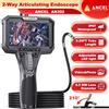 NONE Endoscopio Industriale ANCEL AN302 720P HD a Doppia Lente con Schermo IPS da 4.3", Boroscopio Impermeabile IP67 da 6.5mm, Cavo Semi-Rigido da 1.6M per Ispezione Automobilistica e Idraulica